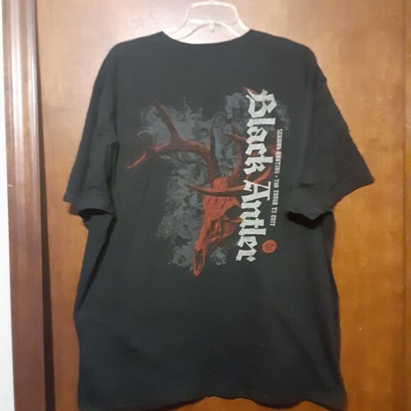 Black Antler Men’s T Shirt - Picture 2 of 3